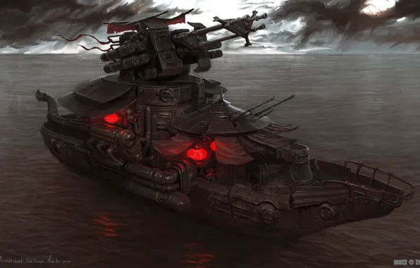 Оружие, корабль, Empire Skirmish Boat, March of War, empire assault boat