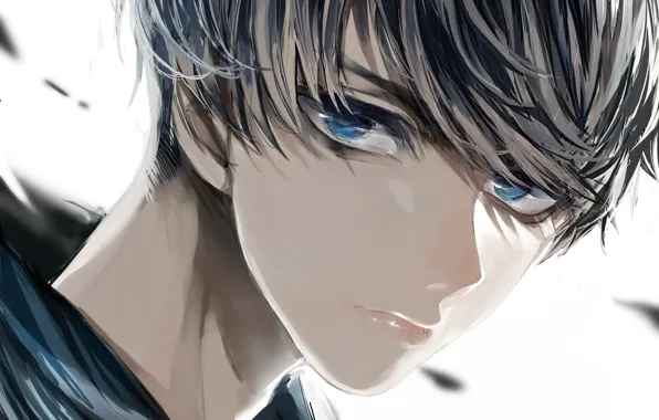 Аниме, арт, парень, азгляд, Osomatsu-San, Matsuno Karamatsu