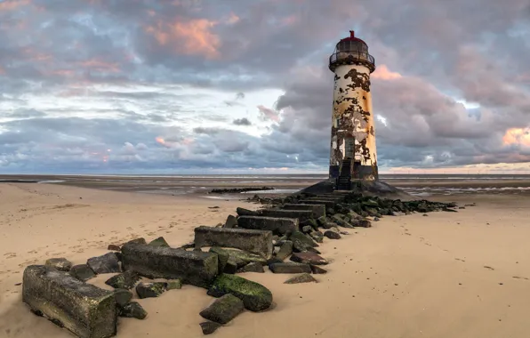 Картинка море, берег, маяк