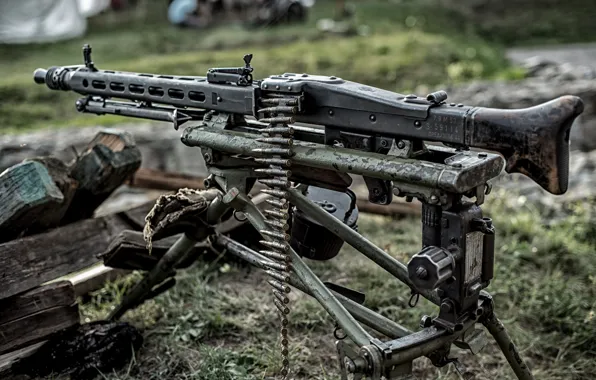 Оружие, войны, пулемёт, немецкий, мировой, Второй, времён, MG 42
