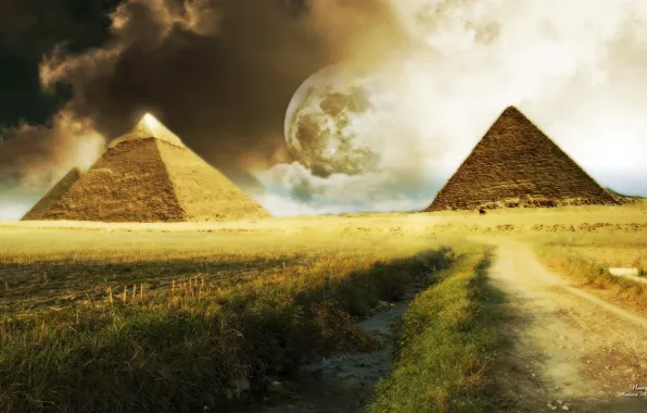 Surreal, Agypt, Pyramide