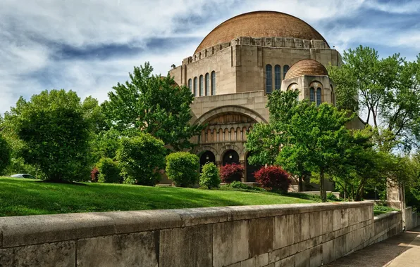 Картинка храм, Кливленд, Cleveland, синагога