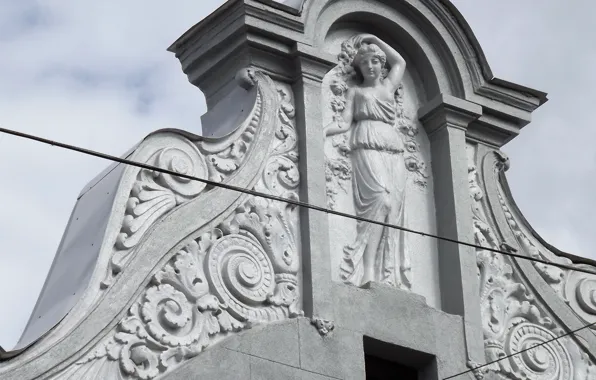 Девушка, архитектура, Калуга