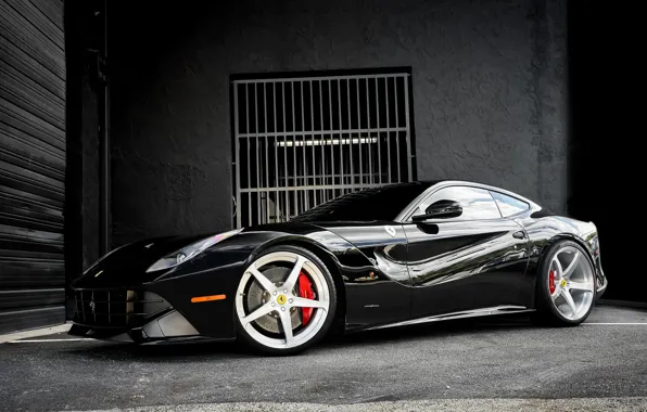 Картинка Berlinetta, F12, lowered, Ferrari, 21″ and 22″, staggered