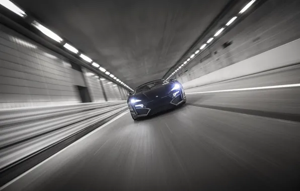 Движение, скорость, трасса, тоннель, HyperSport, Lykan