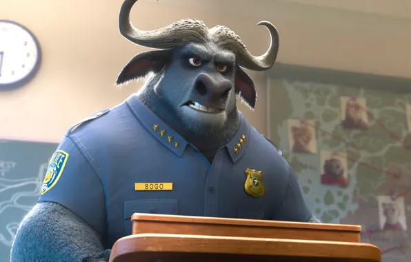 Cinema, wallpaper, Disney, star, horns, design, police, movie