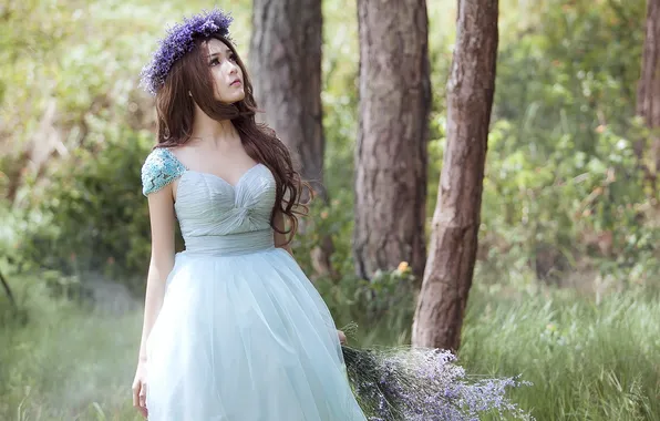 Девушка, природа, красота