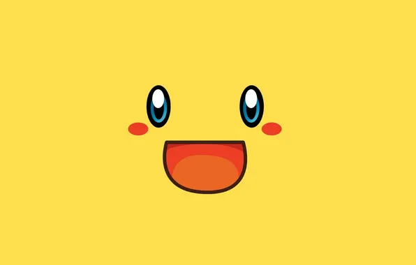 Картинка улыбка, Pokemon, Пикачу, позитив.