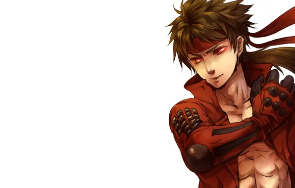 Взгляд, аниме, парень, Sengoku Basara, Эпоха Смут