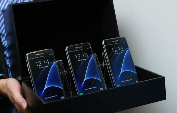 Edge, galaxy, samsung, samsung galaxy s7, black box.