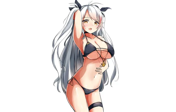 Girl, sexy, cleavage, long hair, boobs, anime, beautiful, pretty