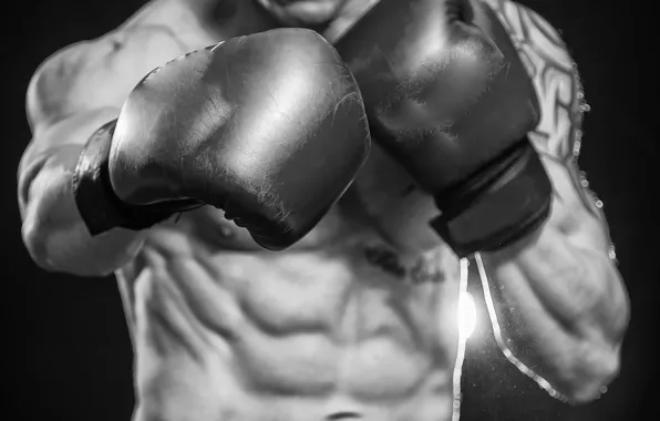 Картинка boxing, gloves, abs