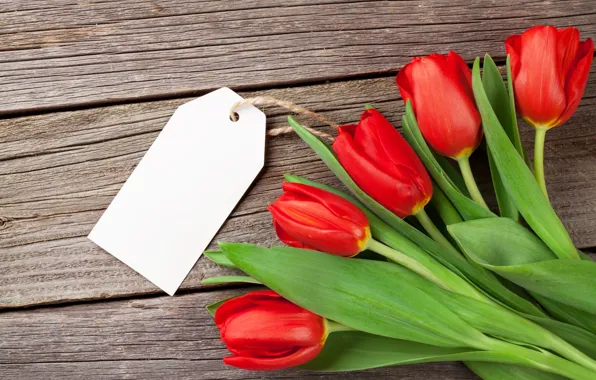 Картинка любовь, цветы, букет, тюльпаны, red, love, wood, flowers