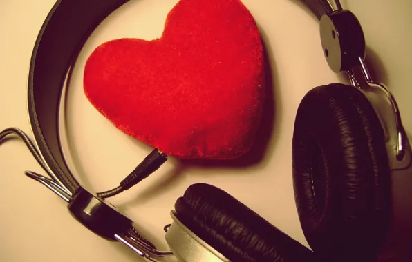 Любовь, музыка, сердце, music, наушники, love, признание, чувство