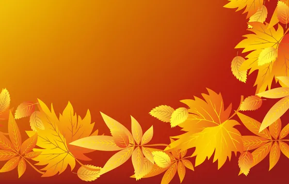 Картинка осень, текстура, листики