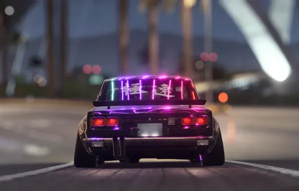 Игра, Машина, GT-R, NFS, Skyline, Nissan Skyline, Рендеринг, Concept Art