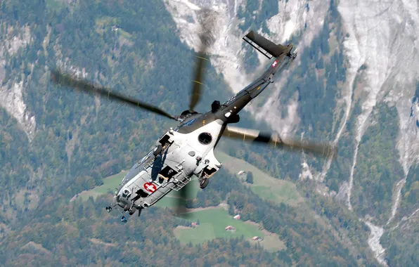 Авиация, вертолёт, Eurocopter, AS532UL Cougar Mk1
