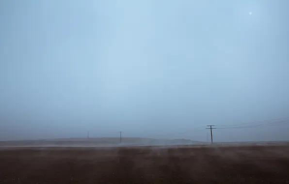 Картинка туман, фото, обои, пейзажи