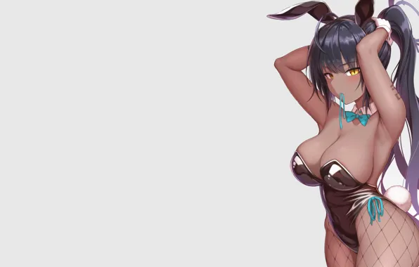 Girl, hot, sexy, black, grey, anime, pretty, purple