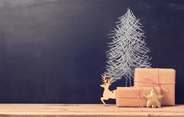 Картинка игрушка, елка, новый год, звездочка, Подарки