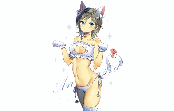 Girl, sexy, lingerie, pantsu, Anastasia, bra, cleavage, panties