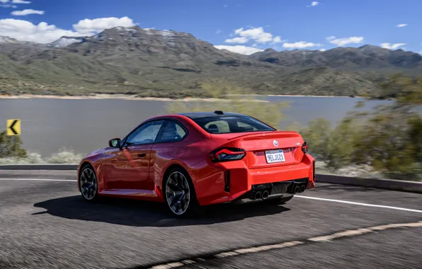 Картинка BMW, rear view, M2, G87, 🤢, BMW M2 AT