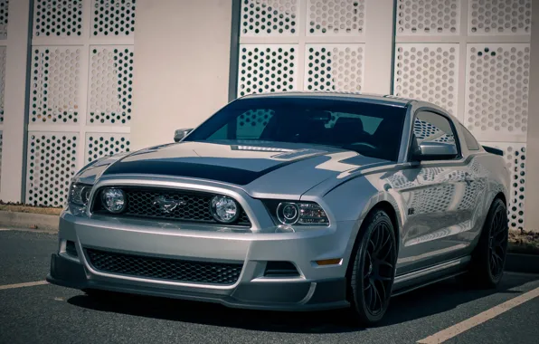 Mustang, Ford, Black, RTR, Wheels