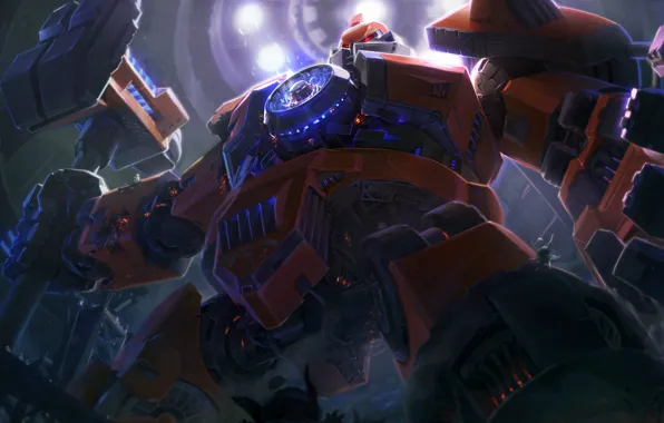 Фэнтези, League of Legends, Sion, Riot Games, Christian Fell