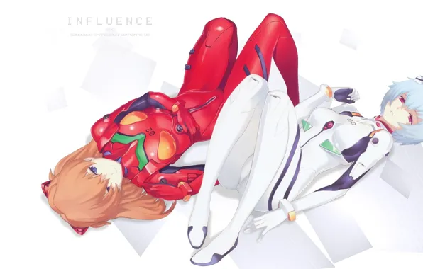 Девушки, аниме, арт, Евангелион, Evangelion