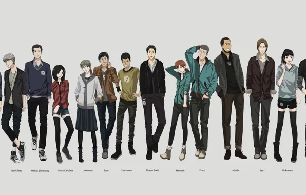 Аниме, арт, Shingeki no Kyojin, Атака титанов, Вторжение гигантов