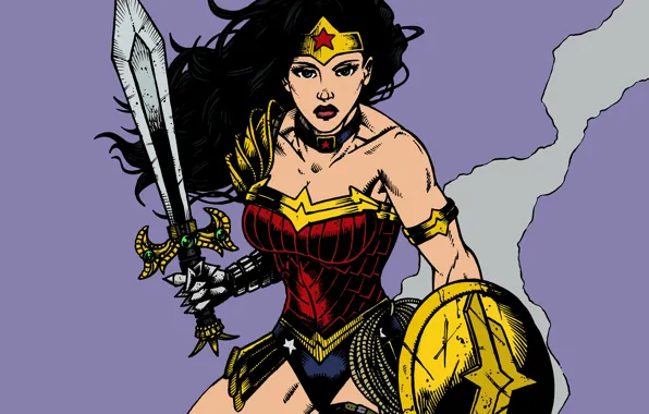 Wonder Woman, DC Comics, Диана, Diana, Чудо-женщина, Амазонка