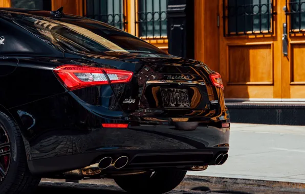 Картинка Maserati, Ghibli, rear view, Maserati Ghibli Nrissimo