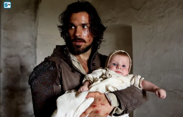 Сериал, младенец, baby, Арамис, Мушкетеры, The Musketeers, Santiago Cabrera, Aramis