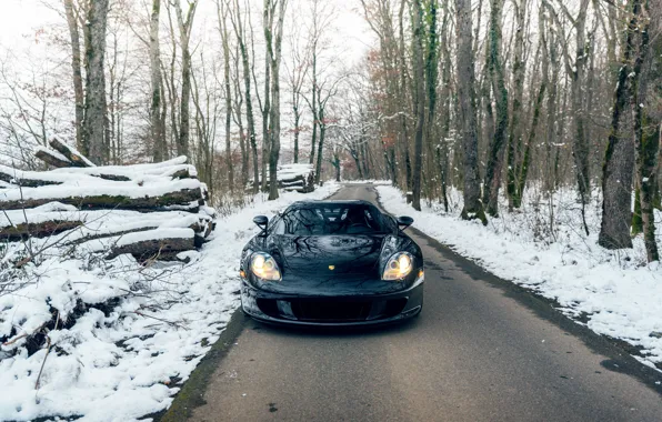 Картинка Porsche, front, Porsche Carrera GT