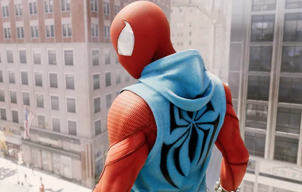 Город, игра, человек паук, Spider Man