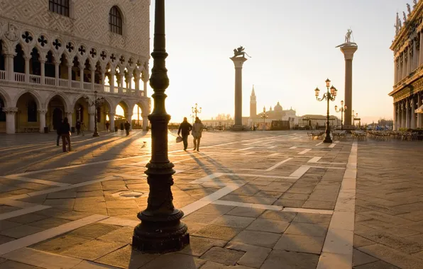 Картинка Площадь, Италия, Венеция, Сан-Марко