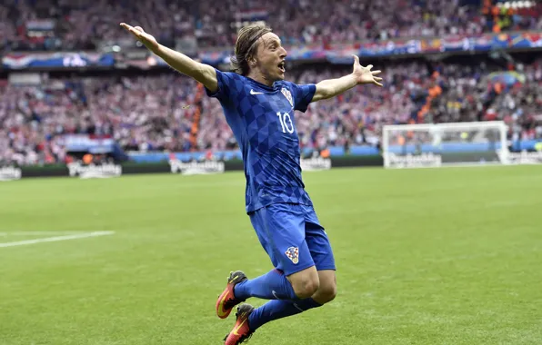 Футбол, футболист, гол, Хорватия, football, Реал Мадрид, Лука Модрич, national team