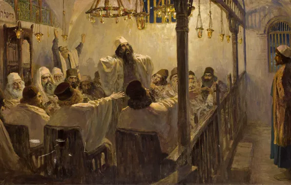 Картинка картина, Василий Поленов, мифология, Он Виновен в Смерти