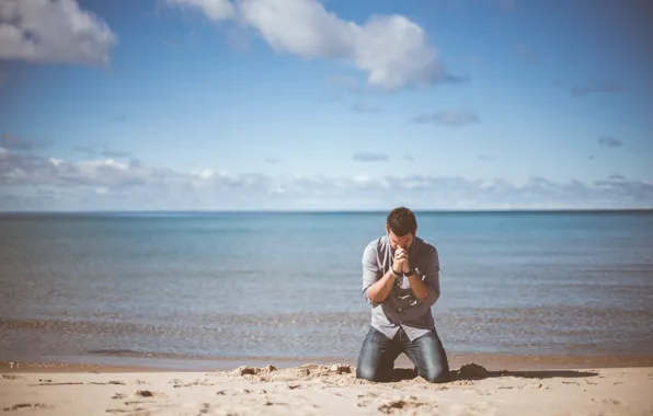 Love, Clouds, Sky, Beach, Christian, Summer, God, Ocean