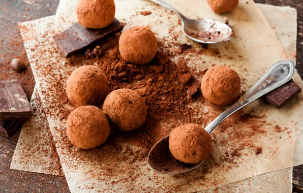 Шоколад, десерт, chocolate, шконфеты, chocolate truffle