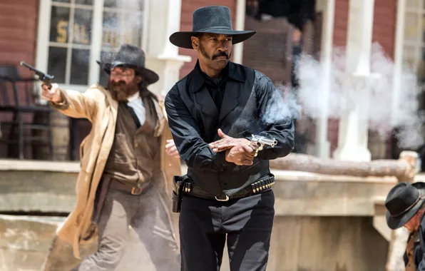 Пистолет, стрельба, мужики, The Magnificent Seven