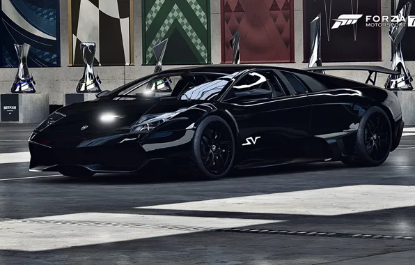 HDR, Lamborghini, Murcielago, Game, FM7, UHD, Forza Motorsport 7, Xbox One X