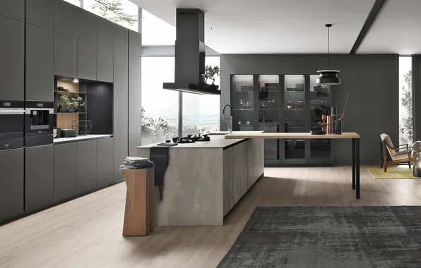 Стиль, вилла, интерьер, Италия, кухня, итальянский дизайн, Cucina Ota