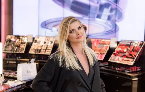 Девушка, лицо, волосы, магазин, Настя, Dior
