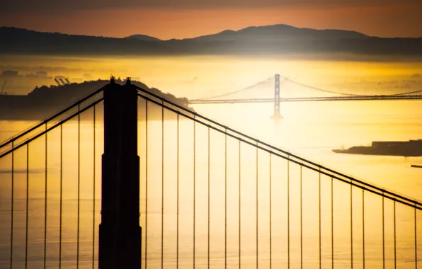 California, мосты, сша, калифорния, san francisco, bridges, usa, сан франциско