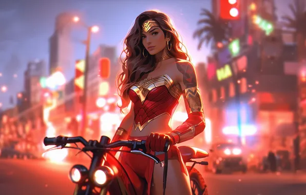 Картинка wonder woman, gta, reign