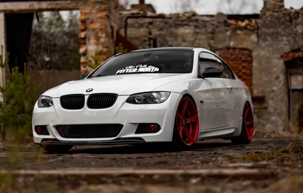 BMW, White, E92