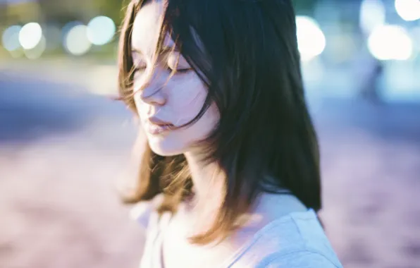 Глаза, девушка, свет, портрет, фотограф, girl, азиатка, eyes