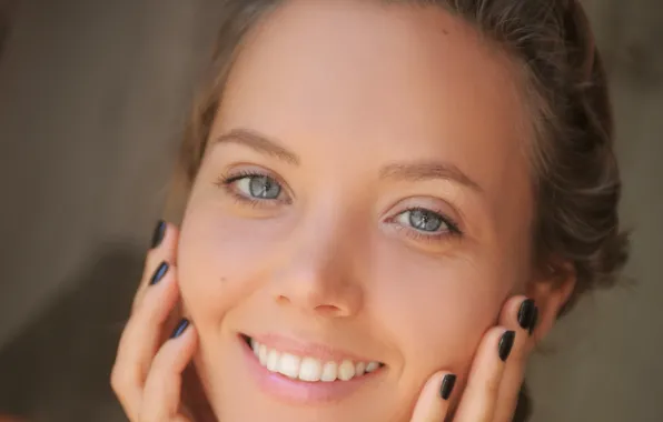 Girl, smile, beautiful, model, pretty, face, brunette, attractive