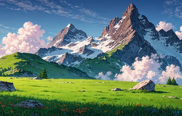 Картинка mountain, travel, weather, swiss, alps